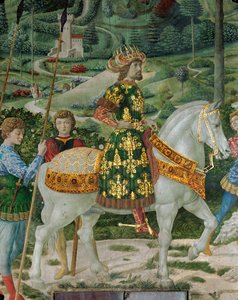 De tre vise männens tillbedjan (fresco) av Benozzo di Lese di Sandro Gozzoli