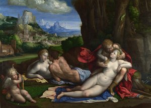 En allegori om kärlek, ca. 1527-1530