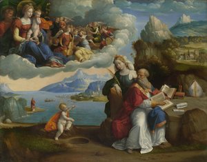 Visionen av Saint Augustine, ca. 1520