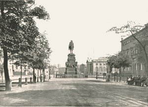 Staty av Fredrik den store, Unter Den Linden, Berlin, Tyskland, 1895. av Berlin Photographic Co