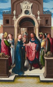 Jungfruns äktenskap, ca. 1513. av Bernaert van Orley