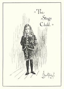 The Stage Child (gravyr) av Bernard (after) Partridge