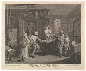 Vigsel A-la-Mode, tavla III, april 1745.