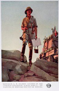 Mr. G. M. Haardt, ledare för Citroen-expeditionen över Afrika