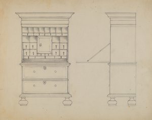 Skrivbord av Bernard Gussow
