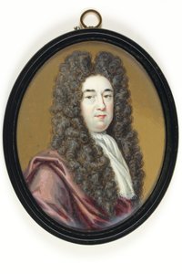 Edmund Dummer, civilingenjör, marinens landmätare (akvarell på elfenben)
