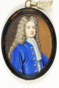 Edward Lord Harley (akvarell på veläng)