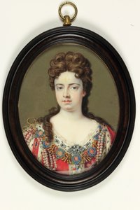 Queen Anne (akvarell på elfenben)