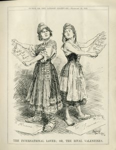 Illustration av Bernard Partridge (1861-1945) i Punch av Bernard John Partridge