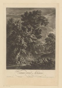 Venus en Adonis av Bernard Lens (II)