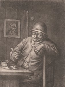 Man som röker av Bernard Lens