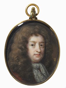 Porträtt av Samuel Butler, ca. 1715-20.