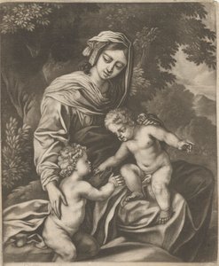 Virgin, Child och St. John av Bernard Lens