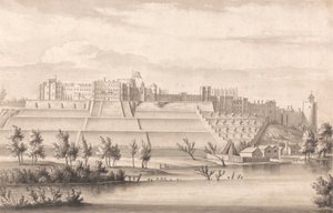 Windsor Castle från norr av Bernard Lens