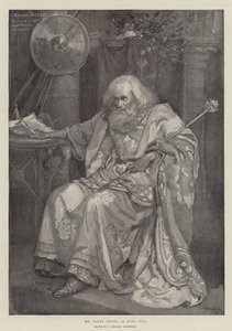 Henry Irving i rollen som kung Lear av Bernard Partridge