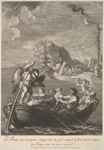 Allegori över tiden, 1690-1733. av Bernard Picart