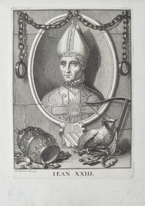 Motpåven Johannes XXIII Baldassare Cossa, 1713. av Bernard Picart