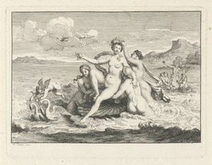 Venus födelse av Bernard Picart