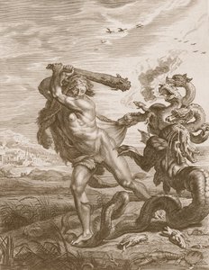 Hercules bekämpar den lerniska hydran, 1731