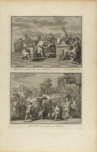 De beundrade mexikanernas kvicksilver .../Gudinnan som leder jakten av Bernard Picart