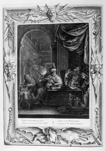 Lycaon Metamorphosed into a Wolf, 1733 av Bernard Picart