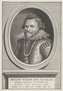 Porträtt av Philip William, Prince of Orange av Bernard Picart