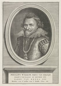 Porträtt av Philip William, Prince of Orange av Bernard Picart