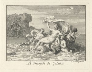 Triomf van Galatea The Triumph of Galathea (titel på objekt) av Bernard Picart