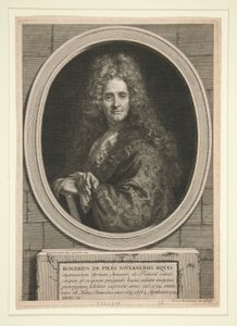 Utan titel (Porträtt av Roger de Piles) av Bernard Picart