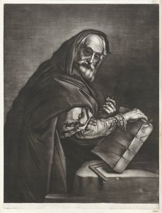Filosof med en kompass och en bok Philosophers Portraits (serietitel)