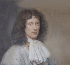 Porträtt av Christiaan Huygens 1629-1695, 1686.
