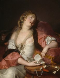 Lady Reading the Letters of Heloise and Abelard, ca. 1780. av Bernard d