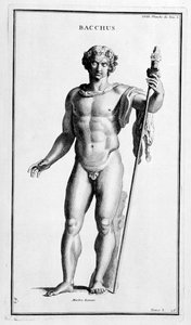 Bacchus, efter en romersk staty, 1757