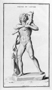 Faun eller Satyr, efter en romersk staty, 1757