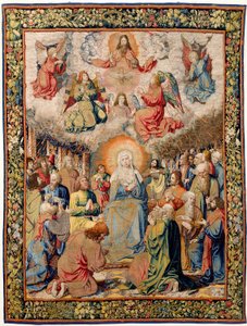 flamländsk gobeläng. Passion of Jesus (Passion of Christ eller Passion of the Lord Pentecost). National Heritage inv 10005817.