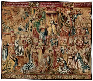 Justice (Justice) från Los Honores av Bernard van Orley