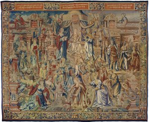 Prudentia (Prudence), från Los Honores av Bernard van Orley