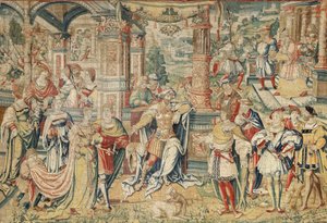 Series of History of David, c.1525 (silke och ull) av Bernard van Orley