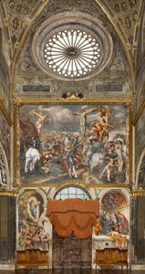 Counterfacata, IL Pordenone, Crucifixion 1520-21, Deposition 1522, Bernardino Gatti, Resurrection 1529