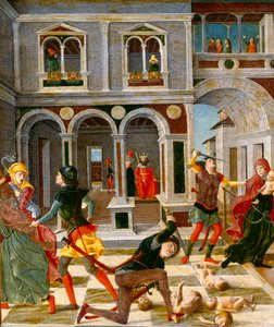 Massakern på de oskyldiga av Bernardino Butinone