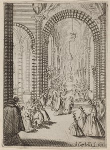 Interiör av en kyrka