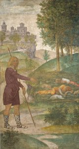 Cephalus och nymferna av Bernardino Luini