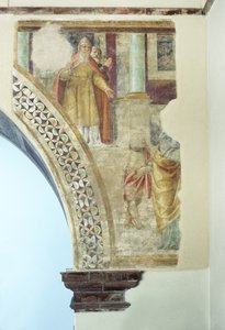 Utvisning av den helige Joachim från templet av Bernardino Luini