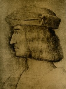 Manligt porträtt av Bernardino Luini