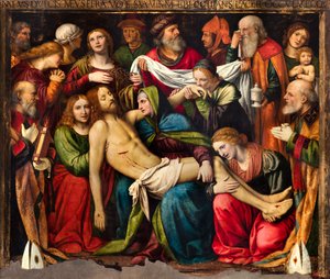 Milano, San Giorgio al Palazzo-kyrkan, Bernardino Luini, Gravläggning av Bernardino Luini