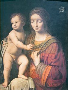 Jungfru och barn av Bernardino Luini