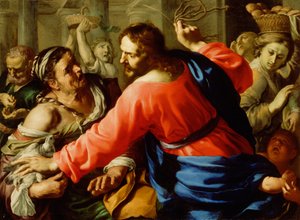 Christ Cleansing the Temple, c.1655 (olja på duk)
