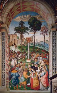Livet av påven Pio (Pius) II (Enea Silvio Piccolomini av Bernardino di Betto Pinturicchio