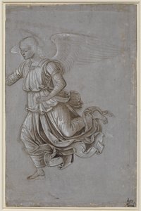 Studie av en flygande ängel av Bernardino di Betto Pinturicchio
