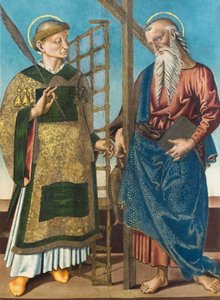 Saint Lawrence och Andrew, första kvartalet 1500-talet (olja på panel) av Bernardino di Mariotto